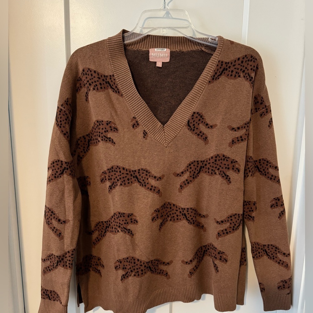 Show me your mumu Gilligan jumping cheetah sweater - Picture 8 of 11